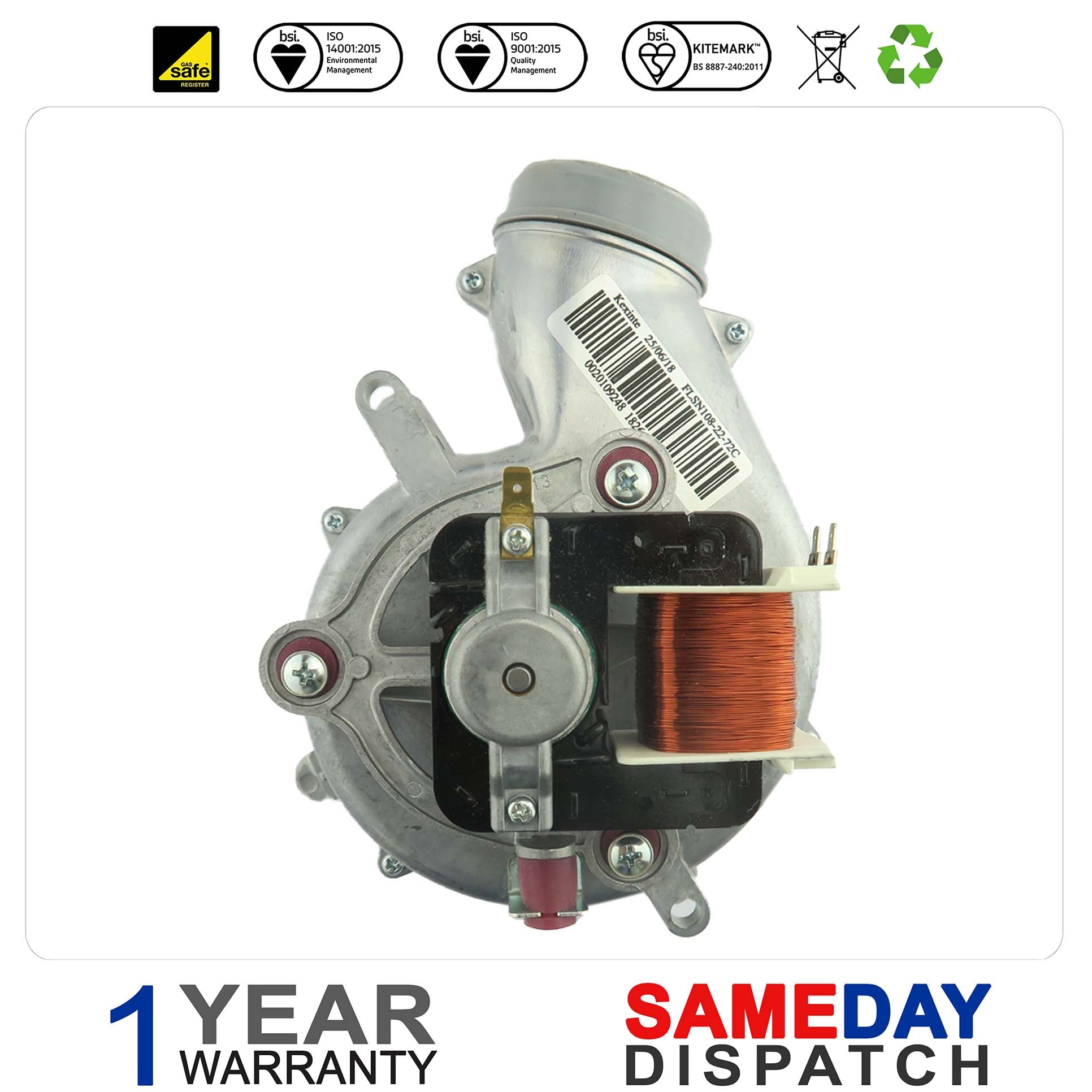 Saunier Duval Boiler Fan S1008800