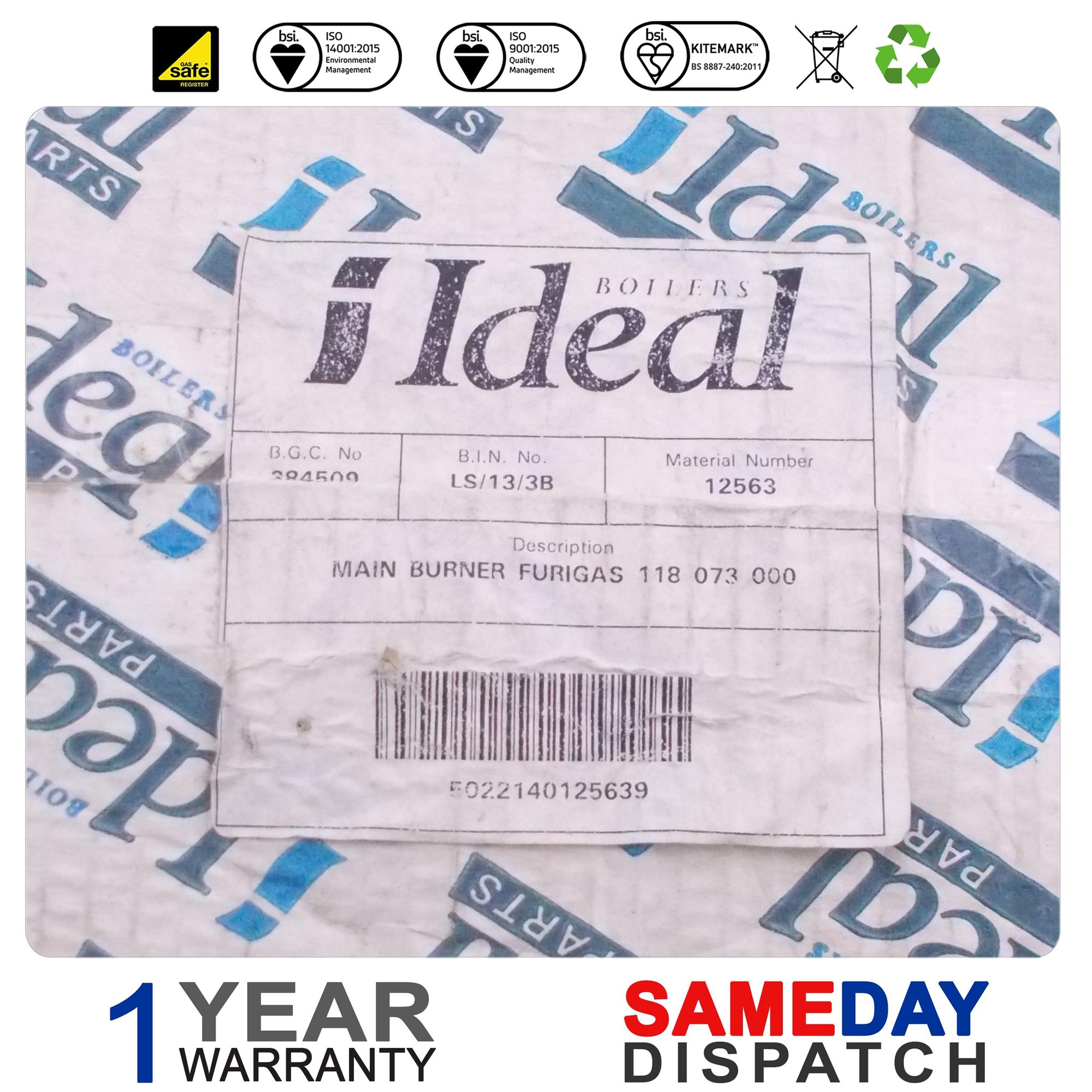 Ideal Domestic Mexico Slimline Main Burner Furigas 012563