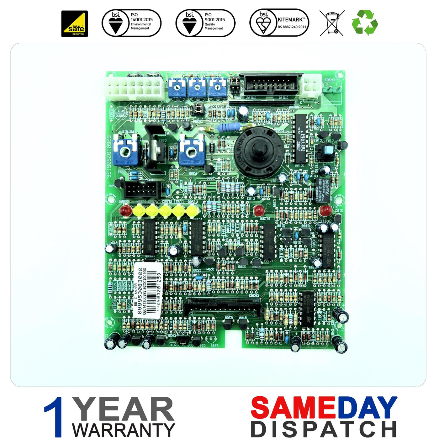 Ariston Genus BFFI Plus Printed Circuit Board 953083 was 953082