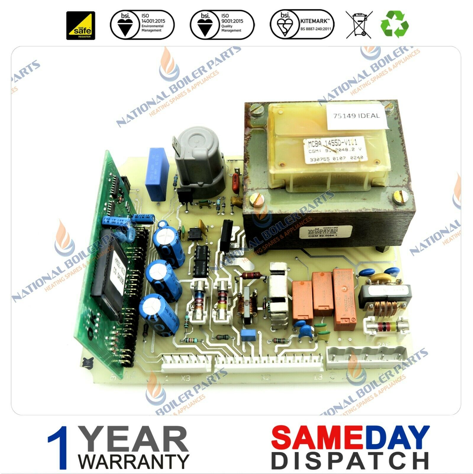 Ideal Systemiser SE Gasmodul Control Board 075149