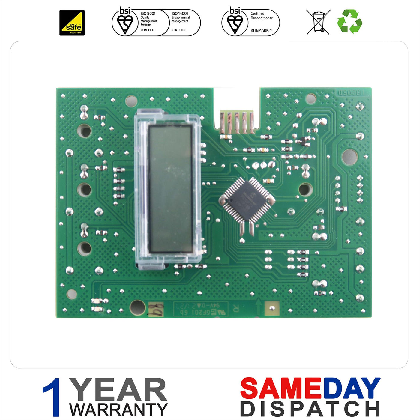 Glowworm Boiler Printed Circuit Board S1008100