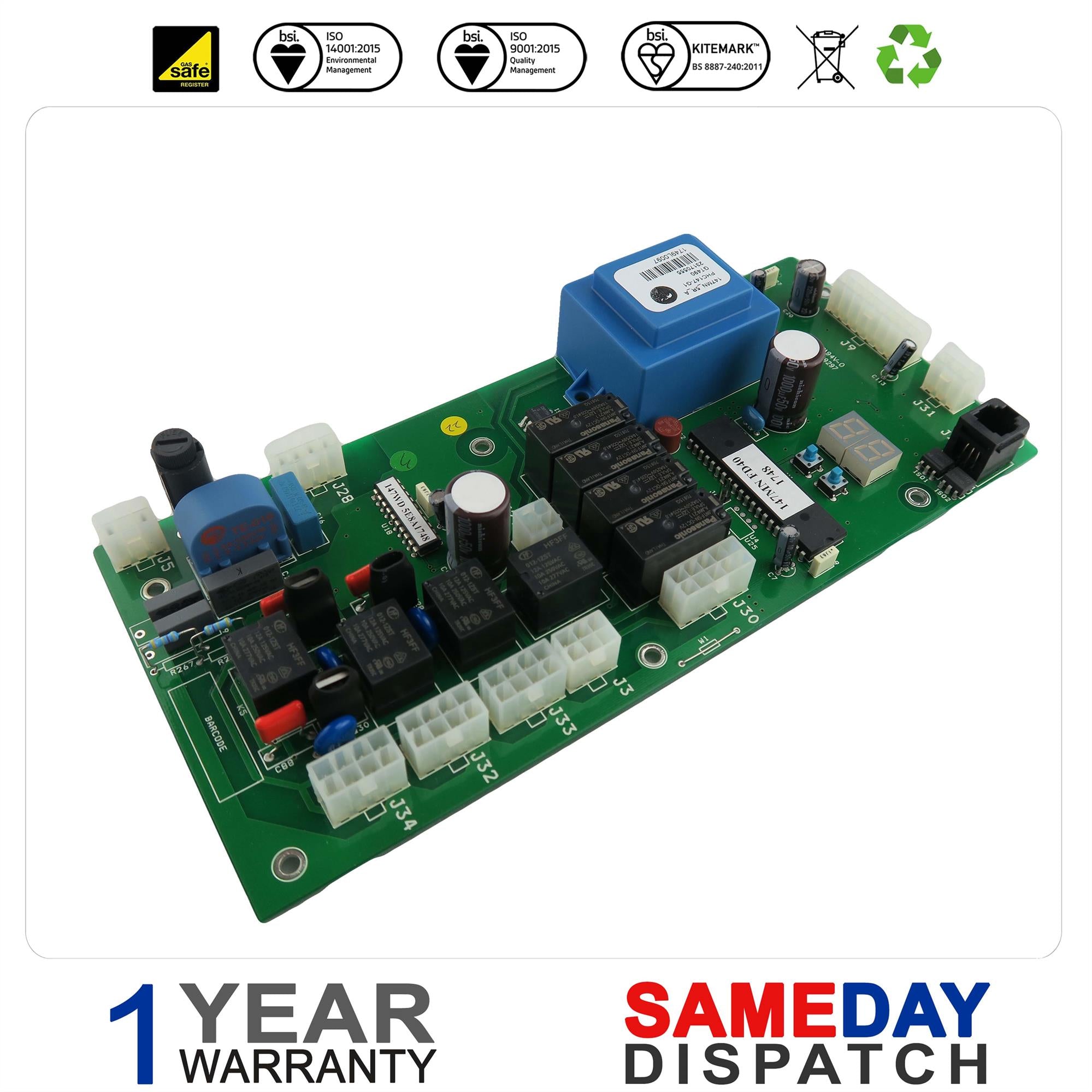 Gledhill Pulsacoil Boilermate A Class PCB GT490