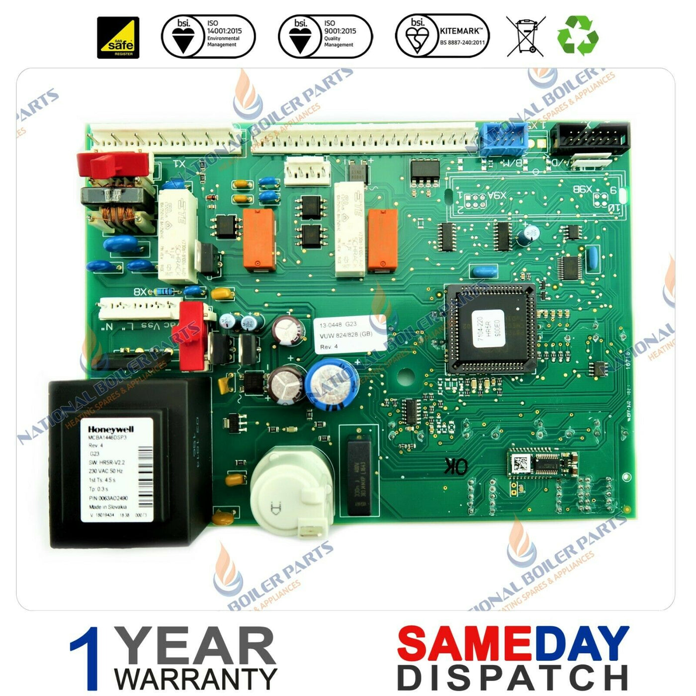 Vaillant Ecomax E-C Circuit Board PCB 130448