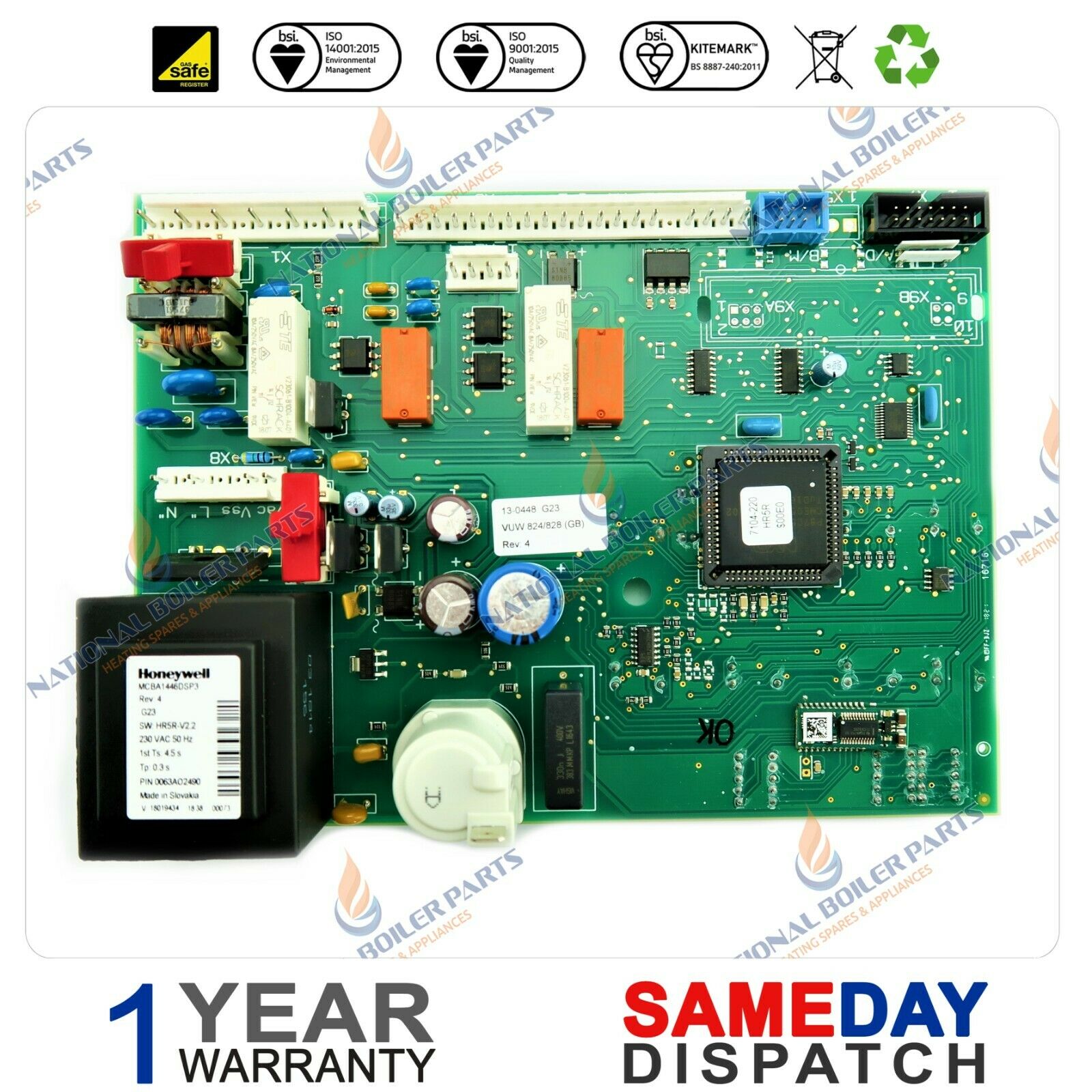 Vaillant Ecomax E-C Circuit Board PCB 130448