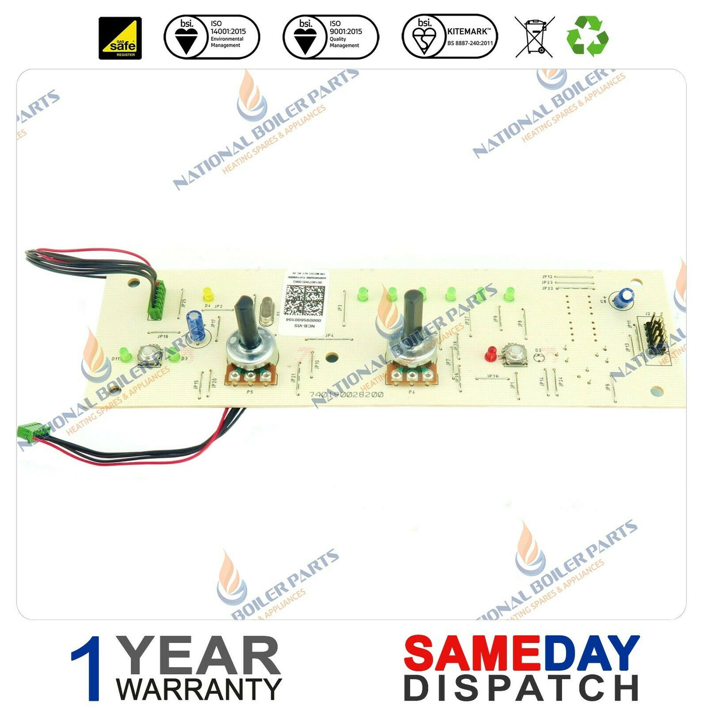 Chaffoteaux Minima MX2 System Boiler Display PCB 60003334 was 61400240