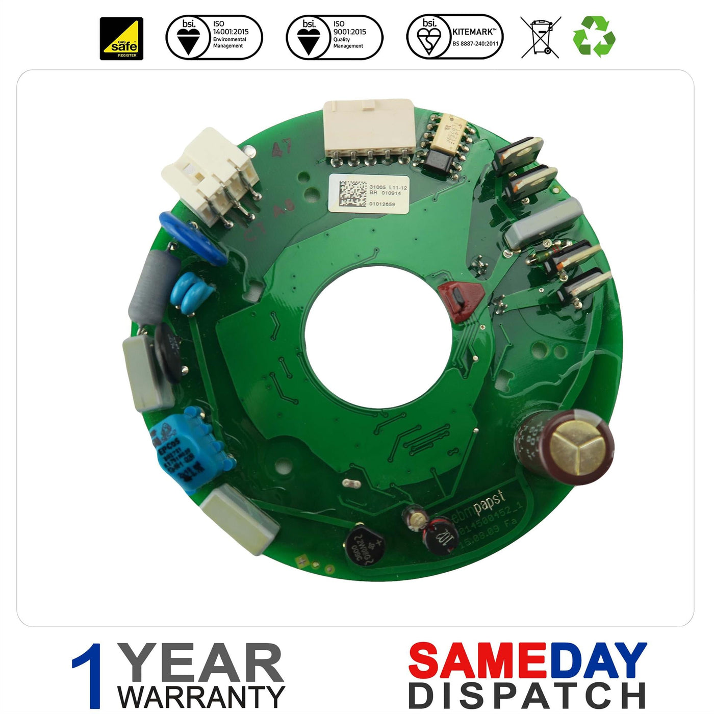 Potterton Promax 32 HE Plus System Boiler (Fan PCB) 5121447 5114684