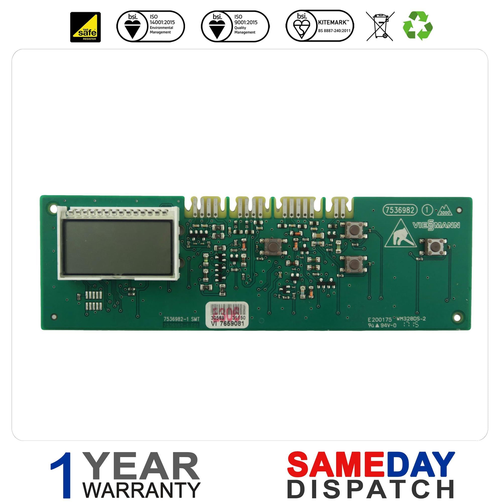 Viessmann Vitodens Printed Circuit Board 7536982