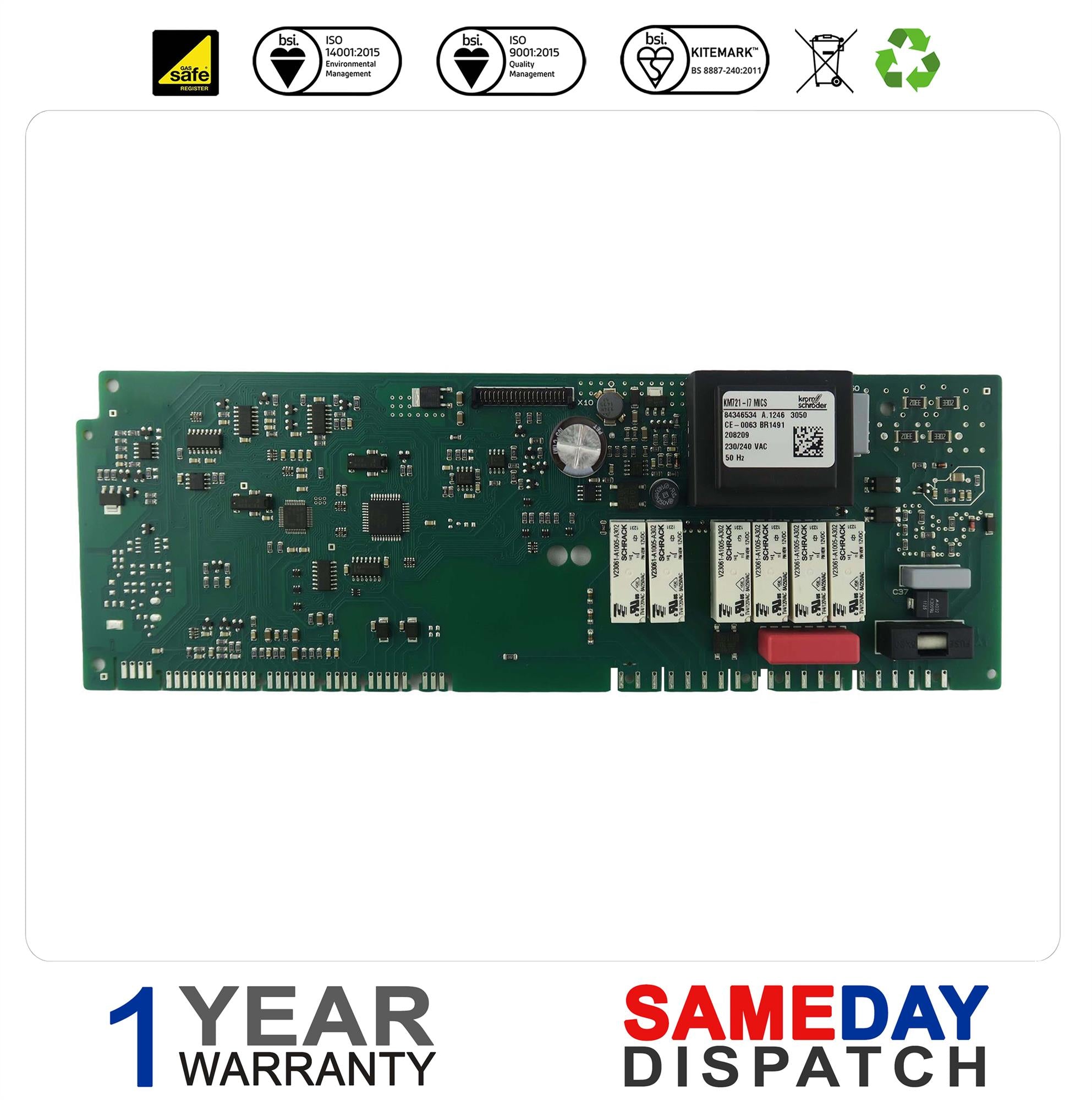 Ideal Procombi Exclusive 24 30 35 BOILER PCB 176830 176842 WAS 176484