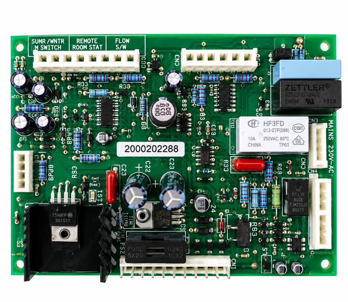 Glowworm Switftflow 75 Sit 1992 AVA Boiler PCB 800877