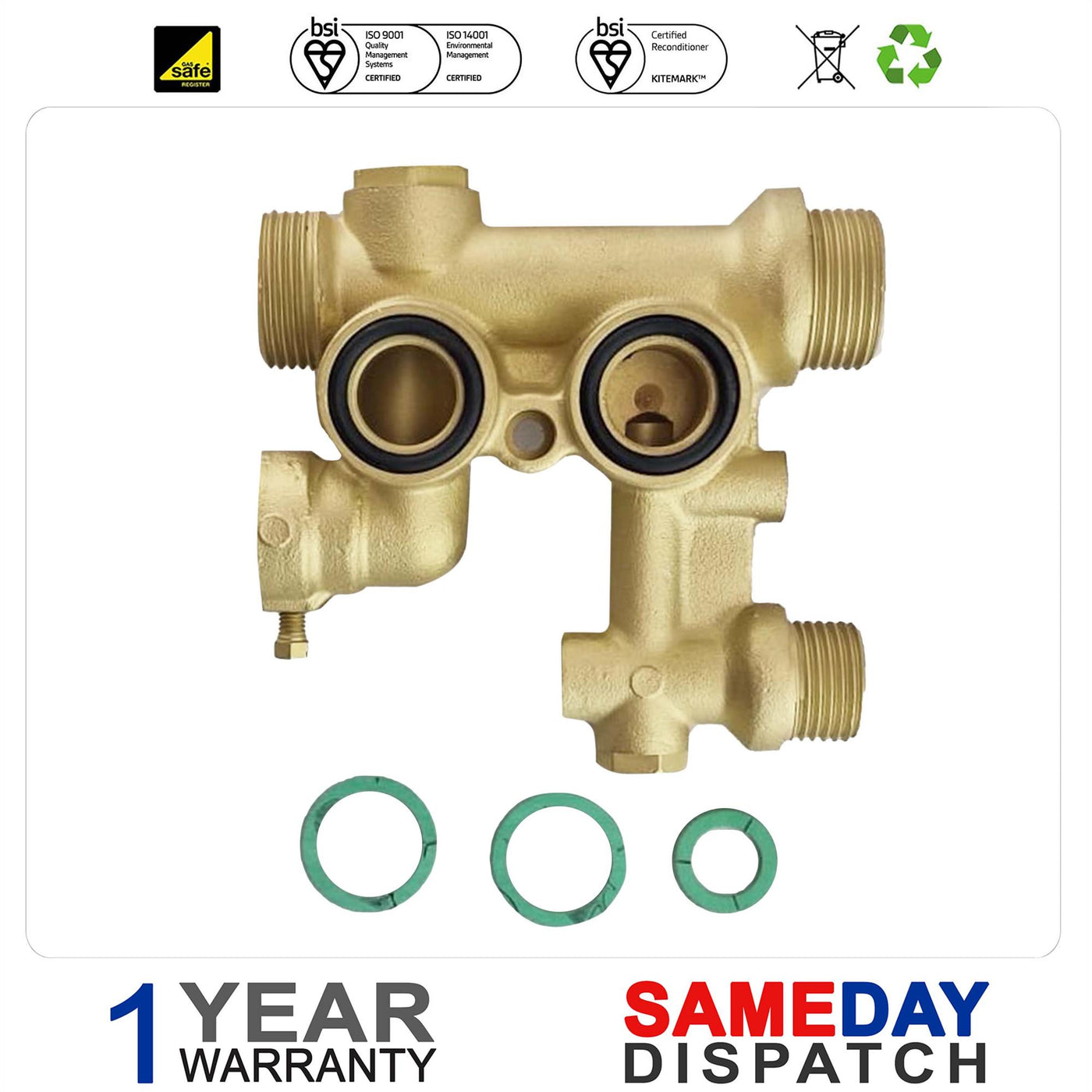 Ravenheat Boiler Flow Manifold 0011GRU11005/0