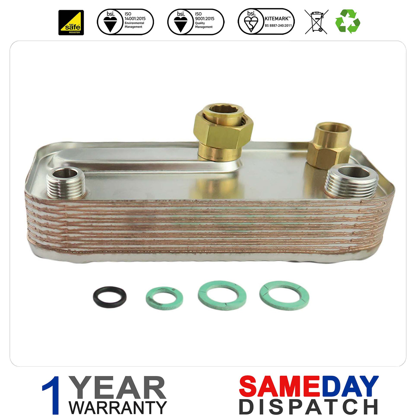 Ravenheat Plate Heat Exchanger 0002SCA09015/0 0002SCA090S/0