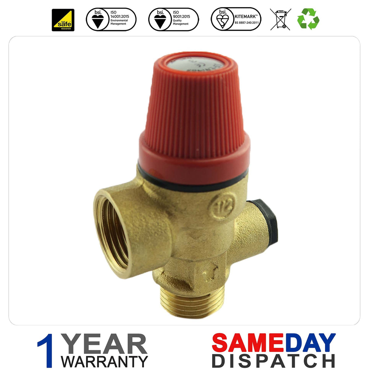 Worcester Highflow 3.5 4.5 BF OF RSF FSN OSN Safety Valve PRV 87161424160