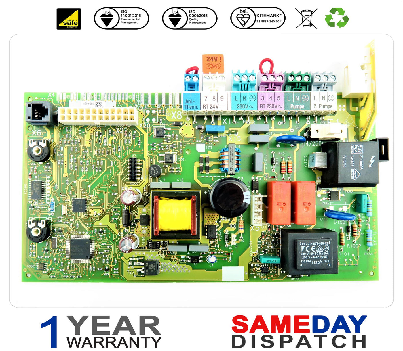 487010 REFURB VAILLANT 130826 PCB