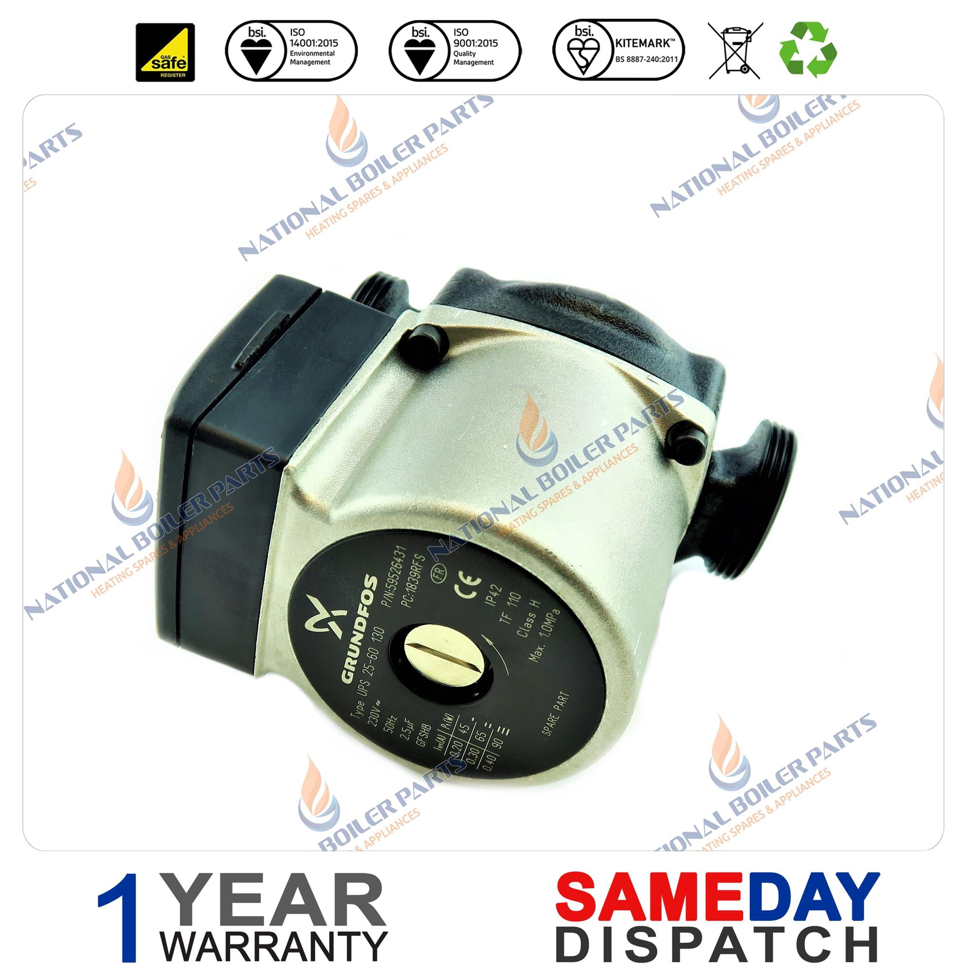 Worcester Boiler Pump 87172045300