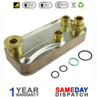 Worcester Bosch 24 CDI 26CDI Boiler Plate Heat Exchanger with O'Rings 87161429000