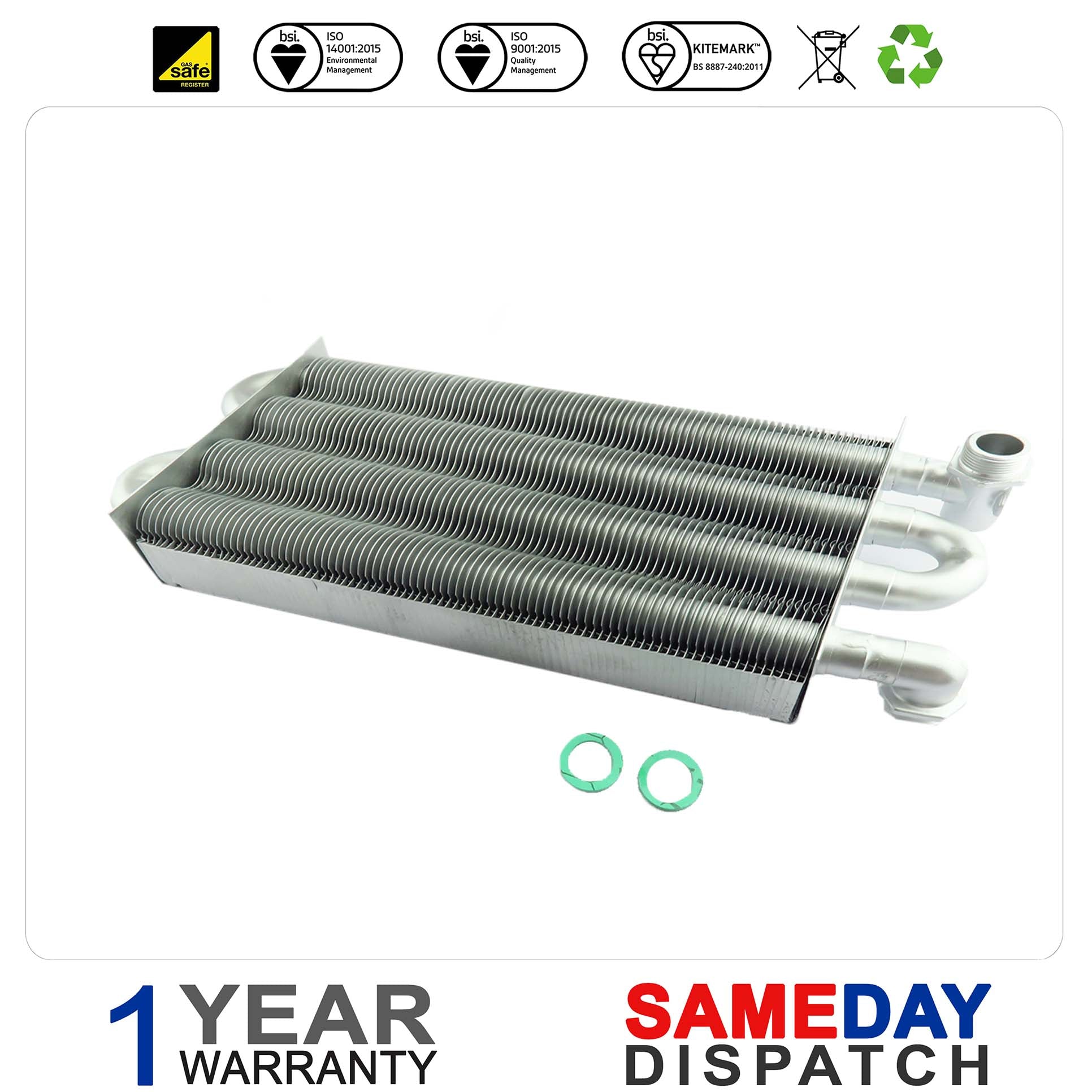 Worcester Gas To Water Heat Exchanger 87161428010