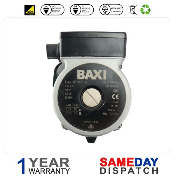 Baxi Duotec 2 Combi GA 24 28 33 40 Boiler Pump 720787401