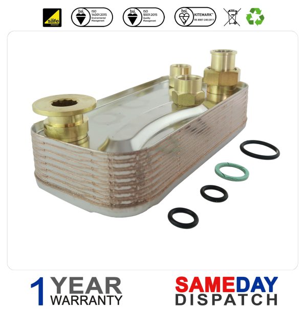 Worcester Boiler Plate Heat Exchanger (16 Plate) 87161026720 87161429030