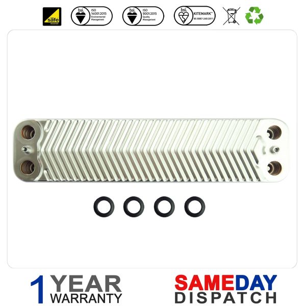 Worcester DHW Plate Heat Exchanger (16 PL) 87161066850